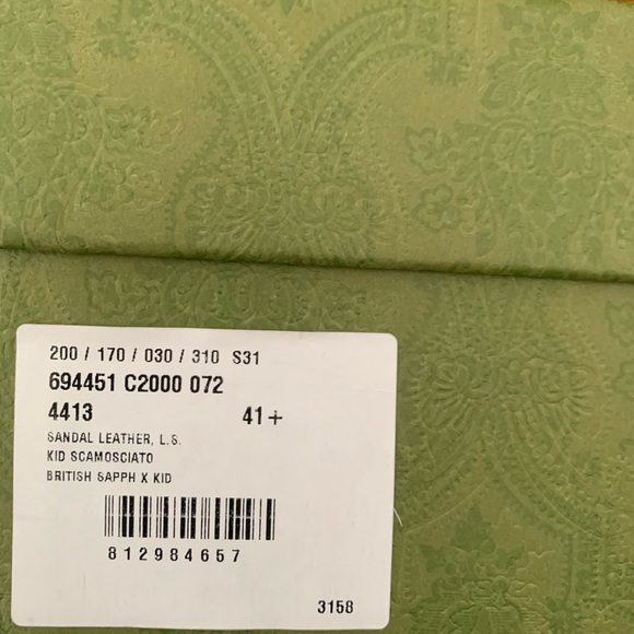 NWT Gucci women’s interlocking G cutout sandals - Picture 5 of 14